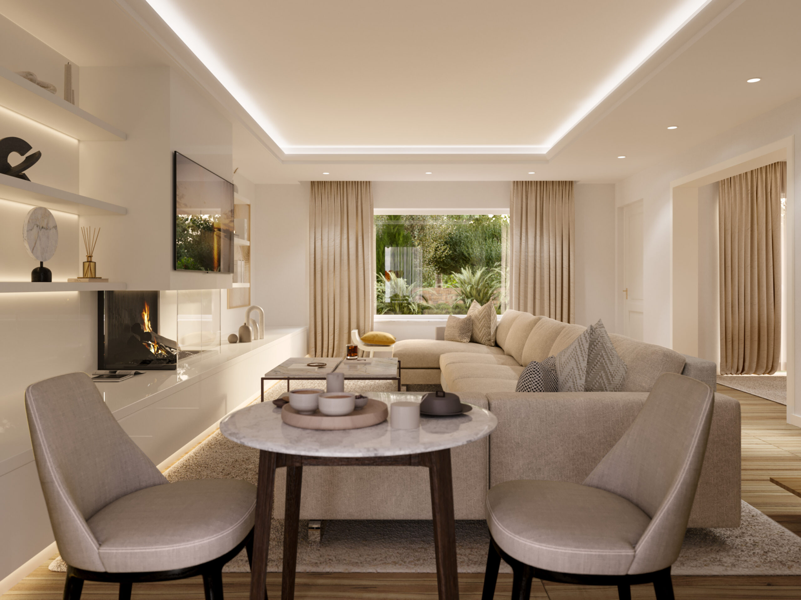 rendering interior appartamento