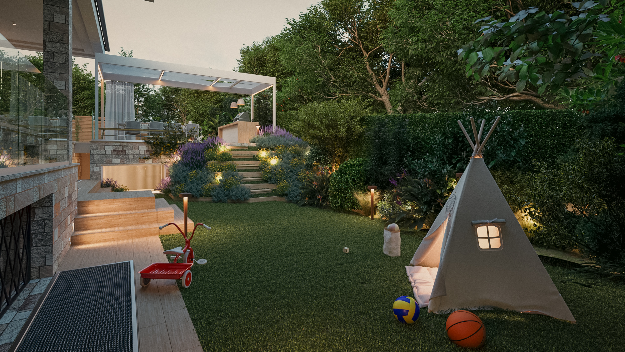 EXTERIOR RENDERING 3D STUDIO CORONA