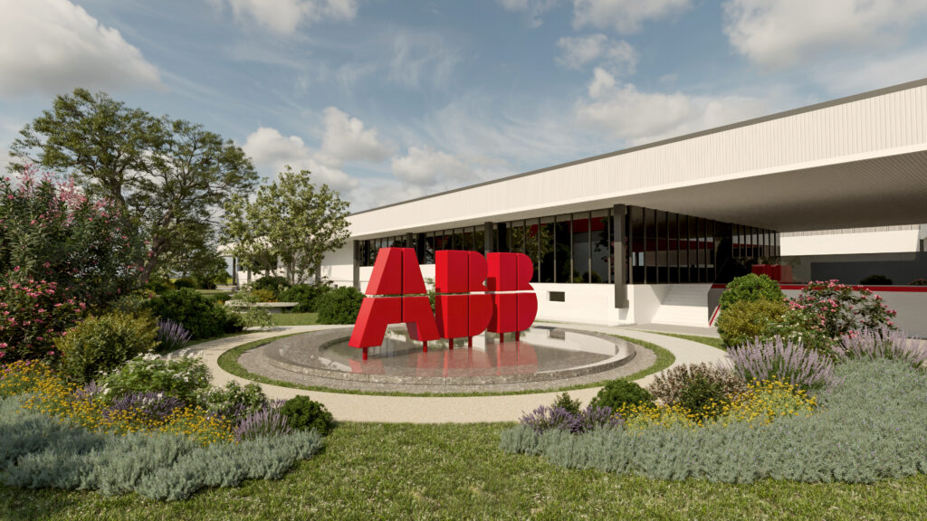 Landscape exterior visualization – ABB Frosinone