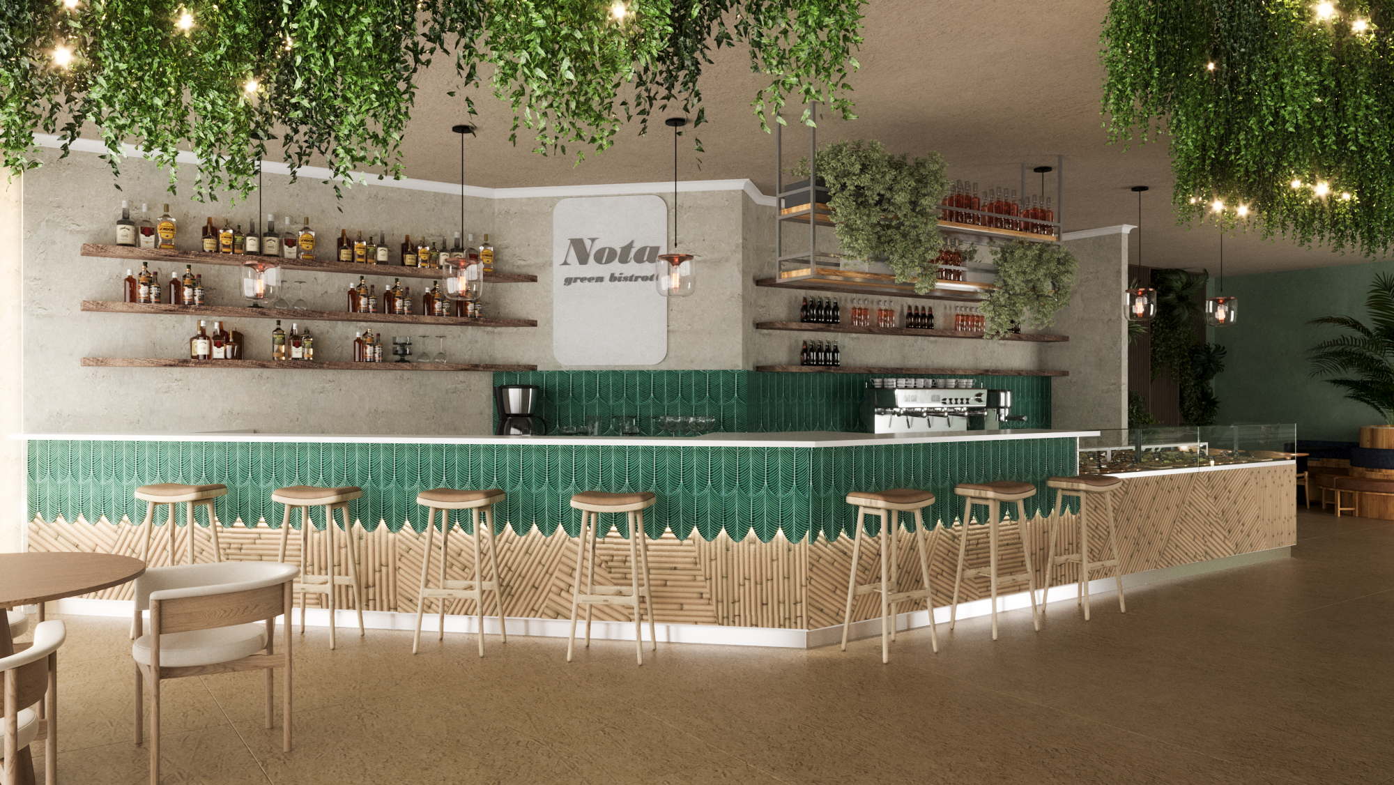 Retail interior visualization