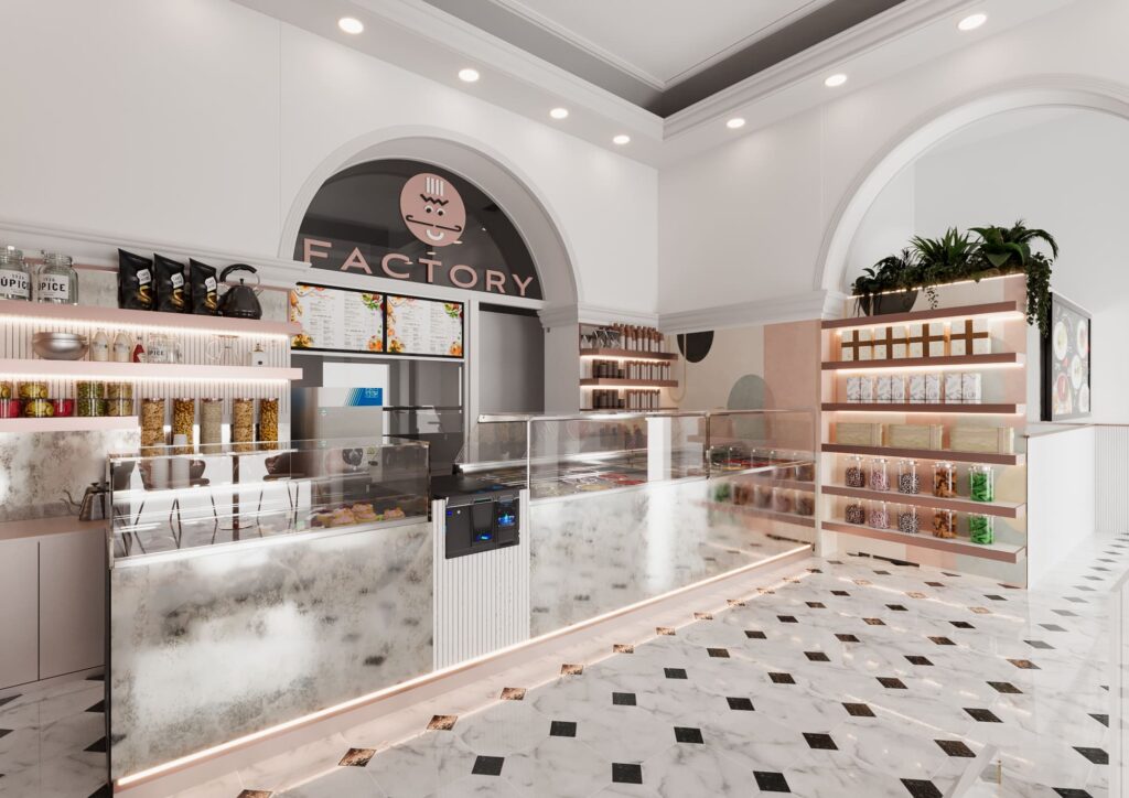 Retail interior visualization – The Gelatist – roma