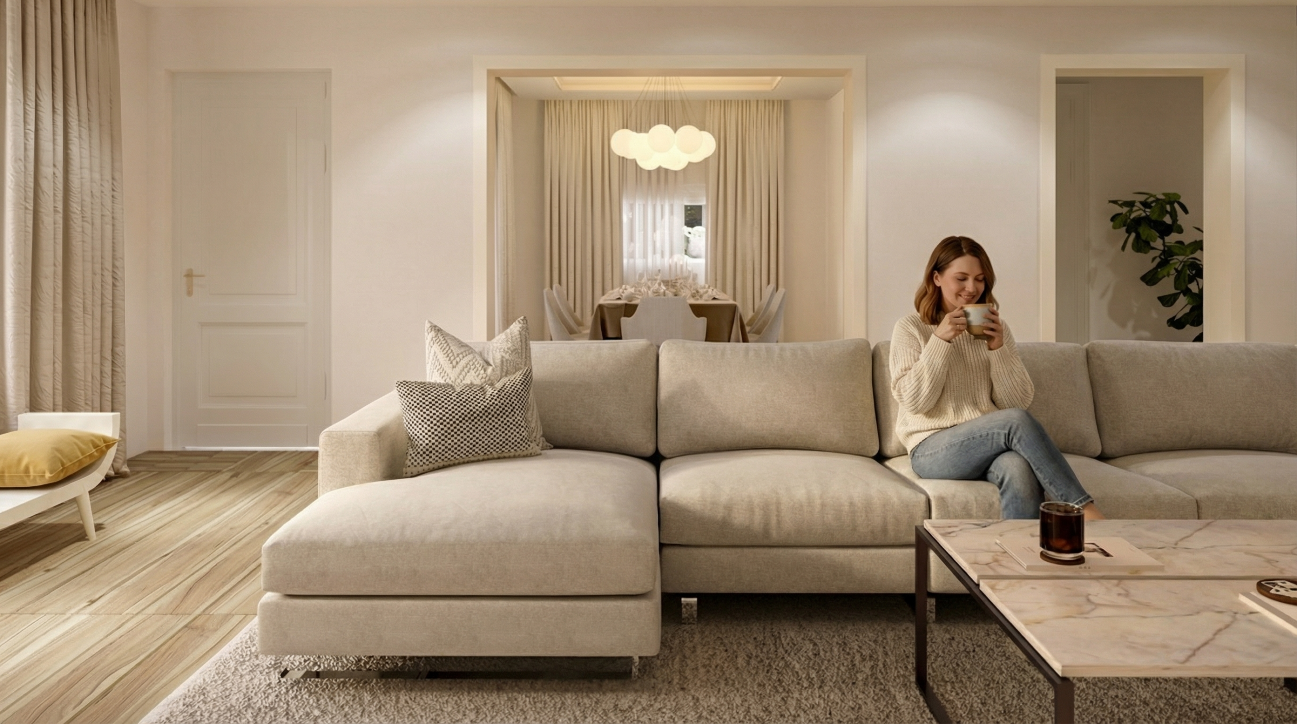 Appartamento privato – Roma – Interior rendering