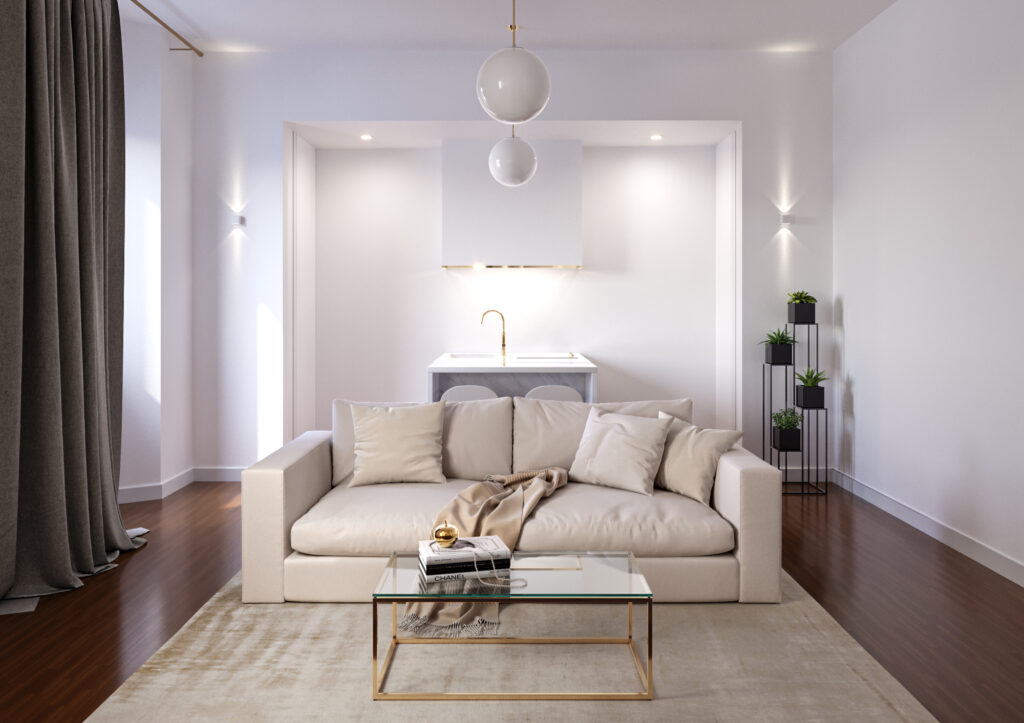 Interior Rendering – appartamento privato – Firenze