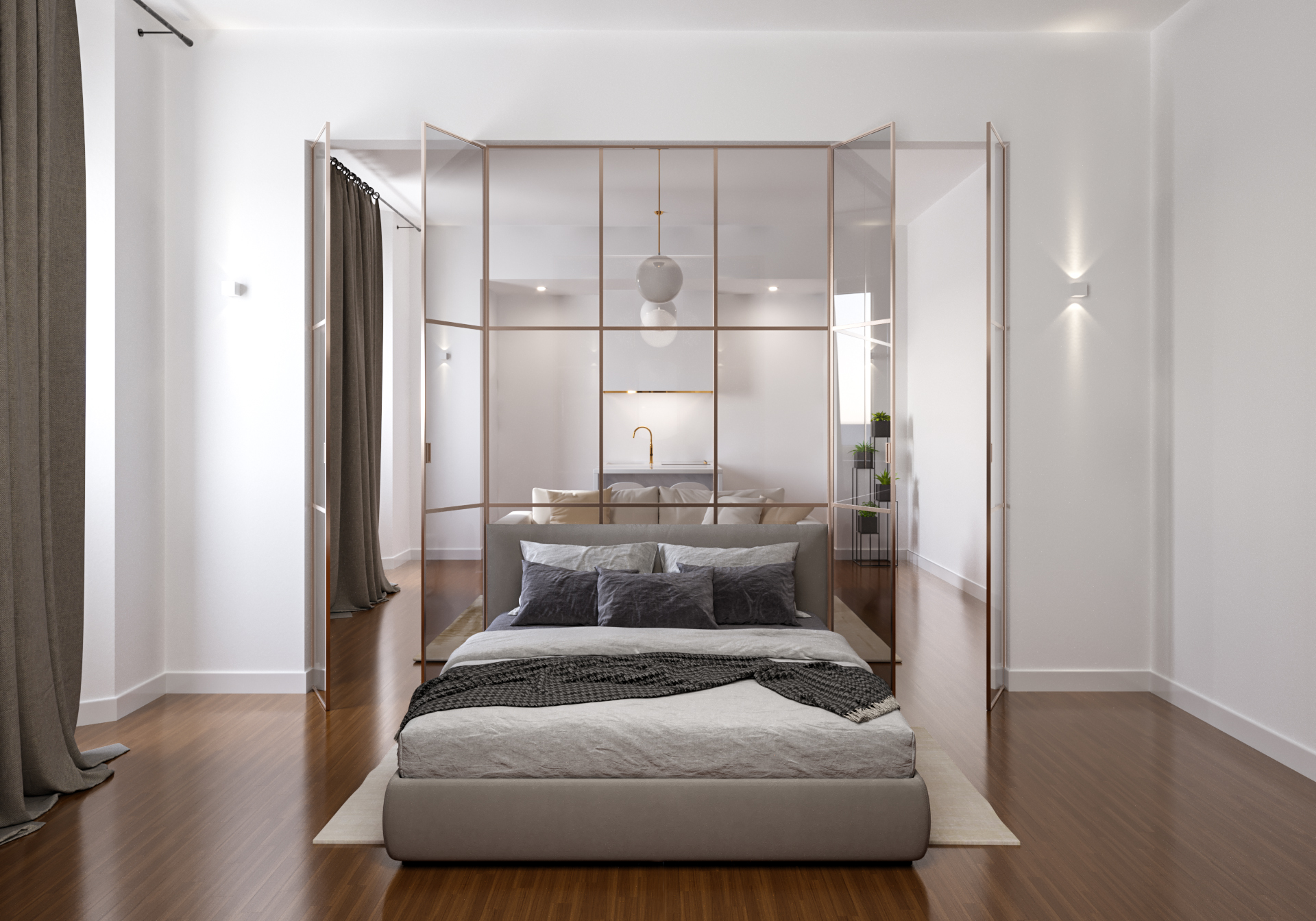 Interior Rendering – appartamento privato – Firenze - Immagine 2