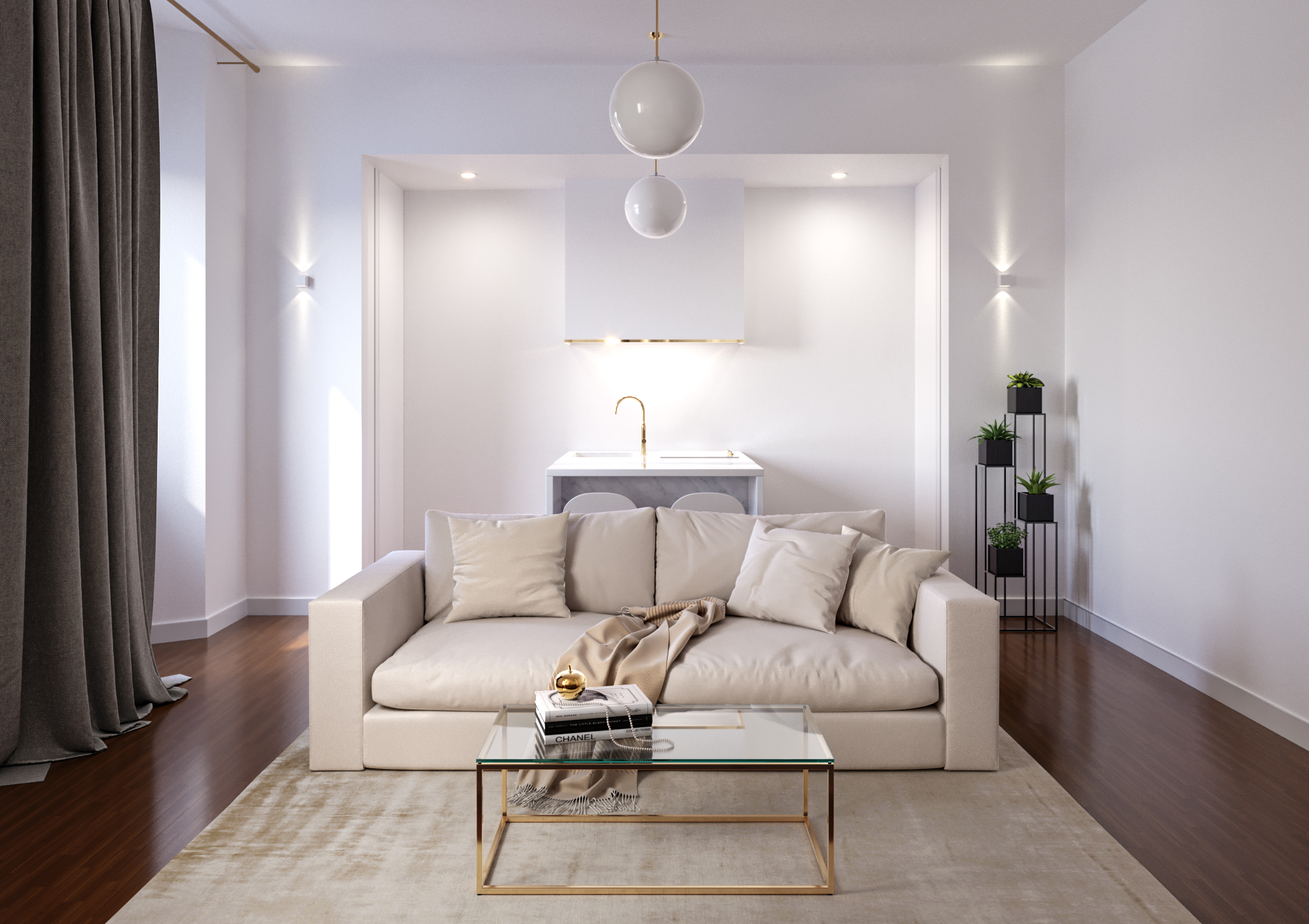 Interior Rendering – appartamento privato – Firenze