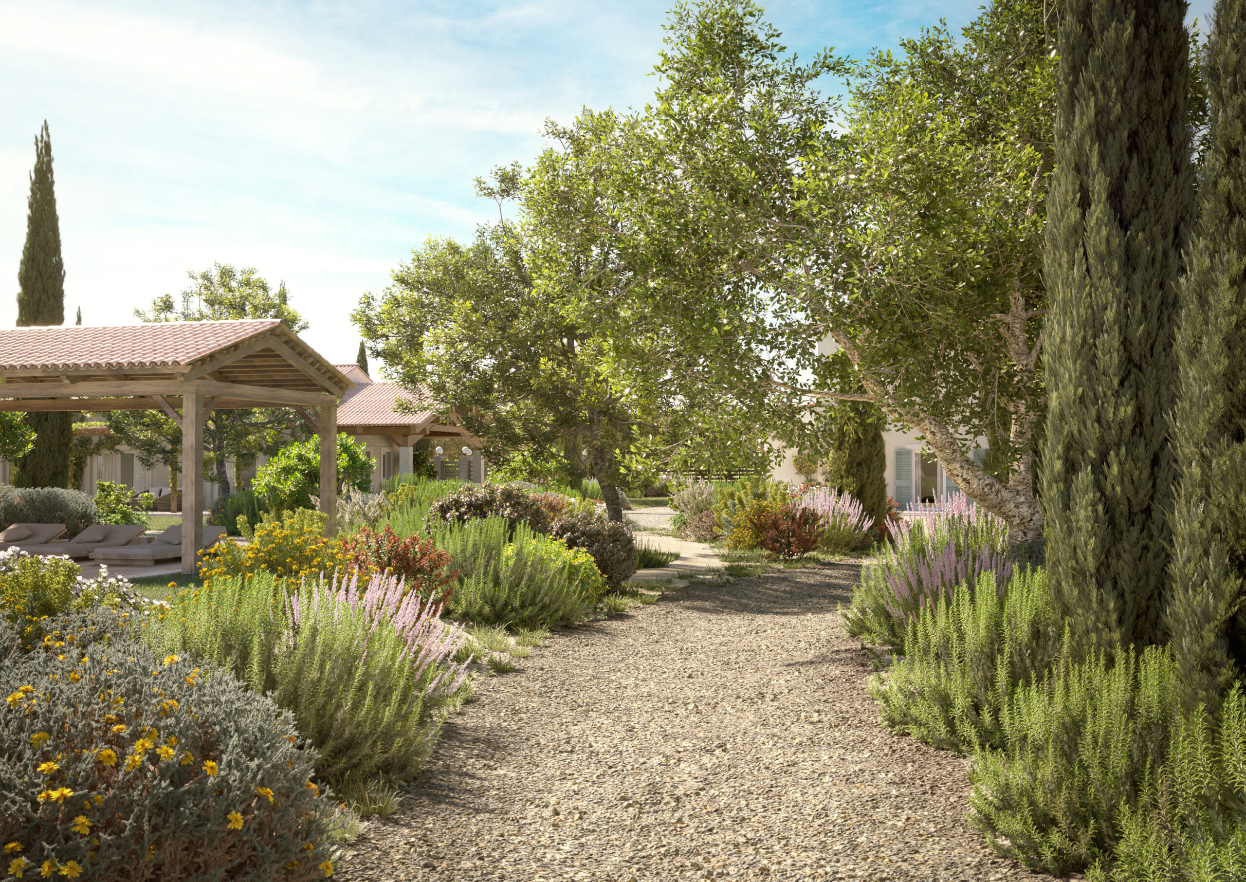RENDER VILLA CAPALBIO 1 landscape rendering