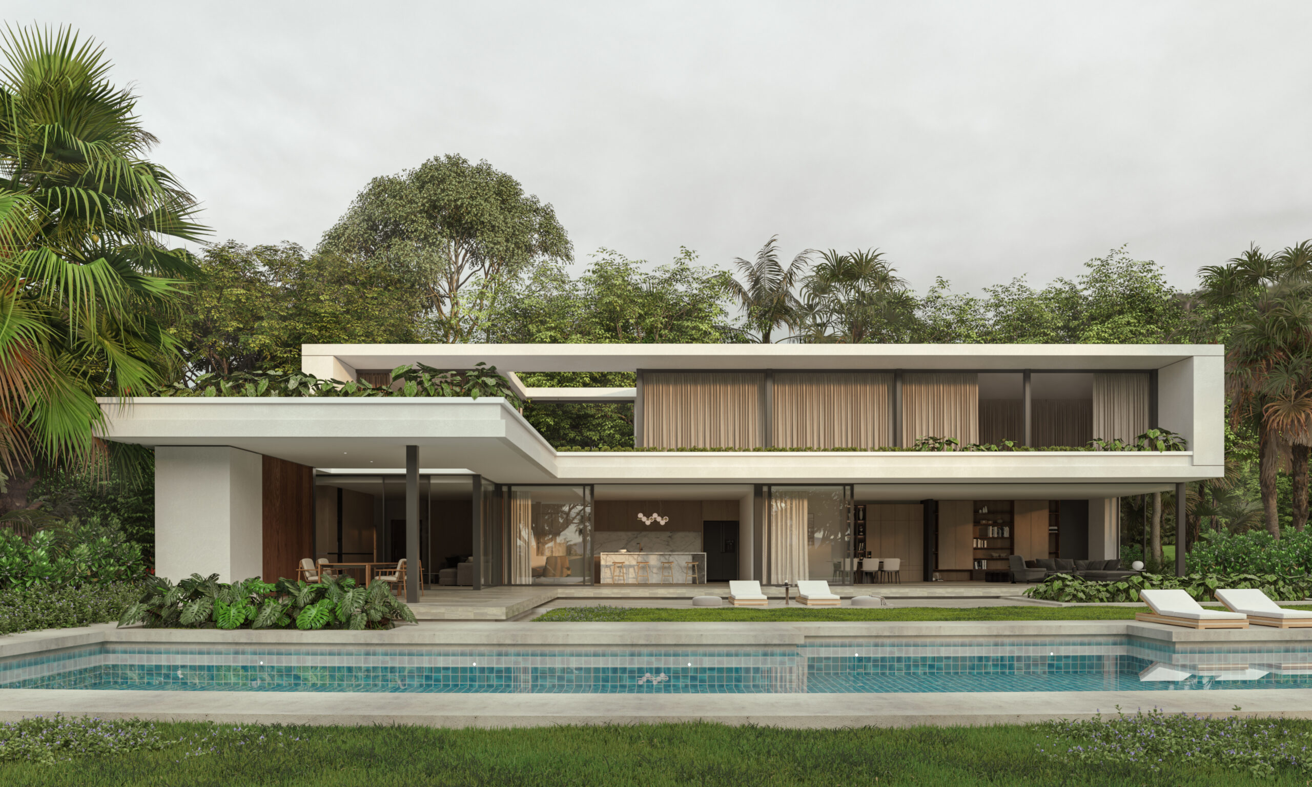 Personal project – Architectural Visualization | 3D Rendering | Luxury Villa.