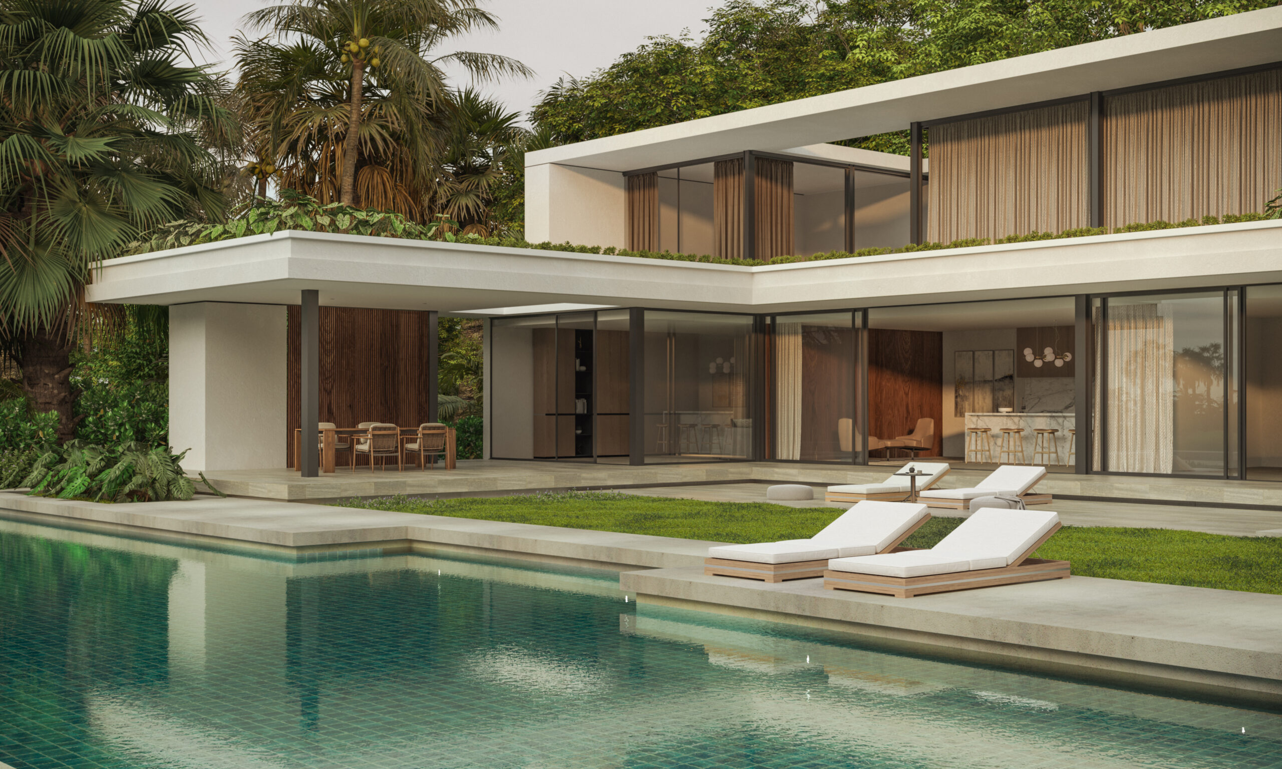 Personal project – Architectural Visualization | 3D Rendering | Luxury Villa.