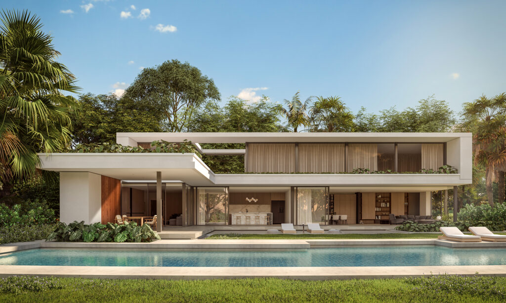 Modern Villa – Exterior rendering