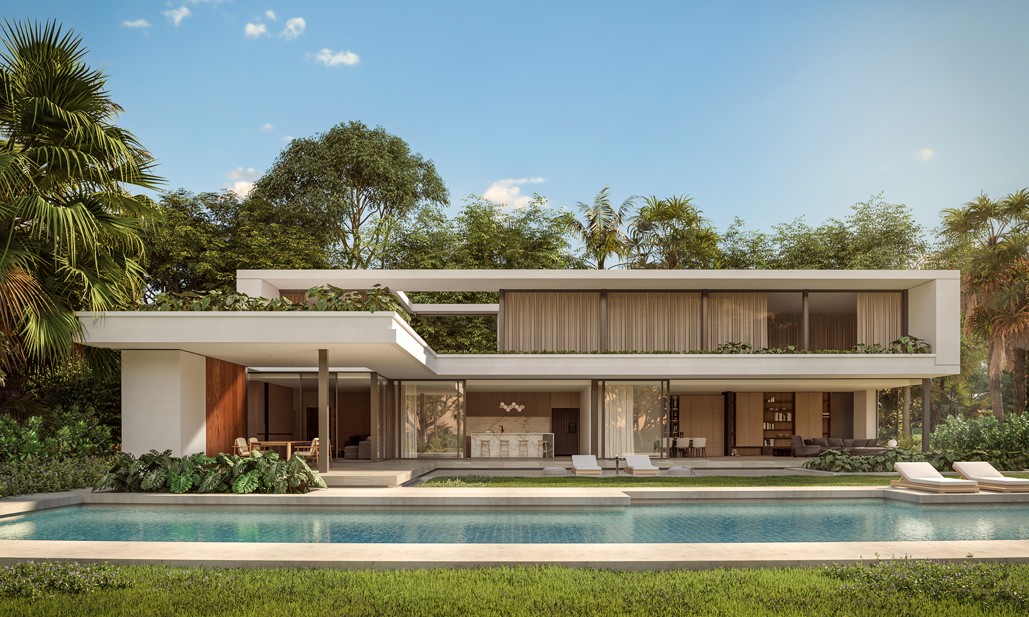 Modern Villa – Exterior rendering