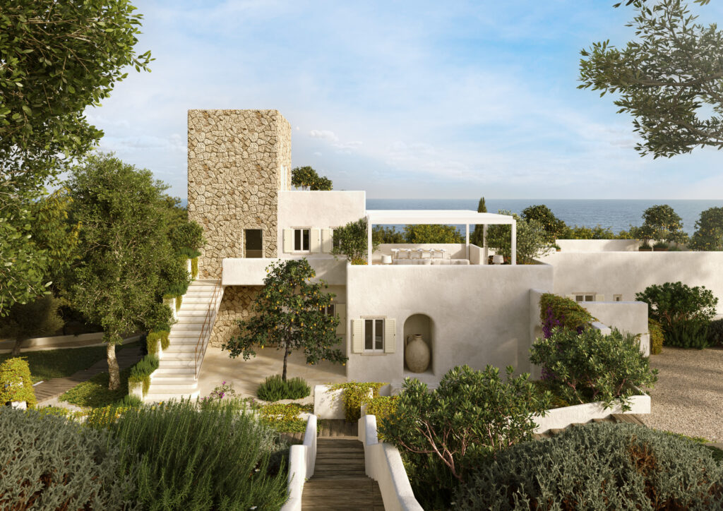 Exterior rendering – Villa privata – Sabaudia