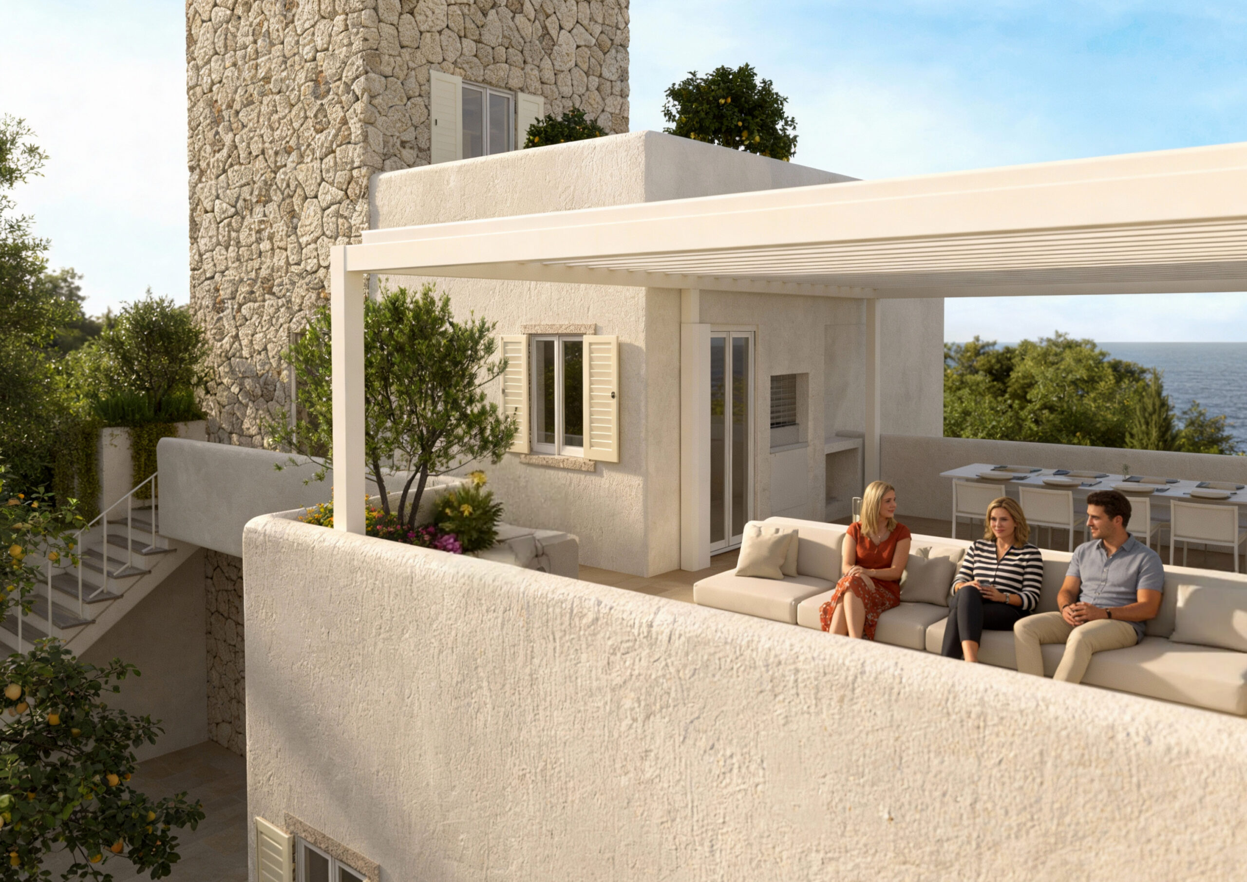 Exterior rendering – Villa privata – Sabaudia - Immagine 4