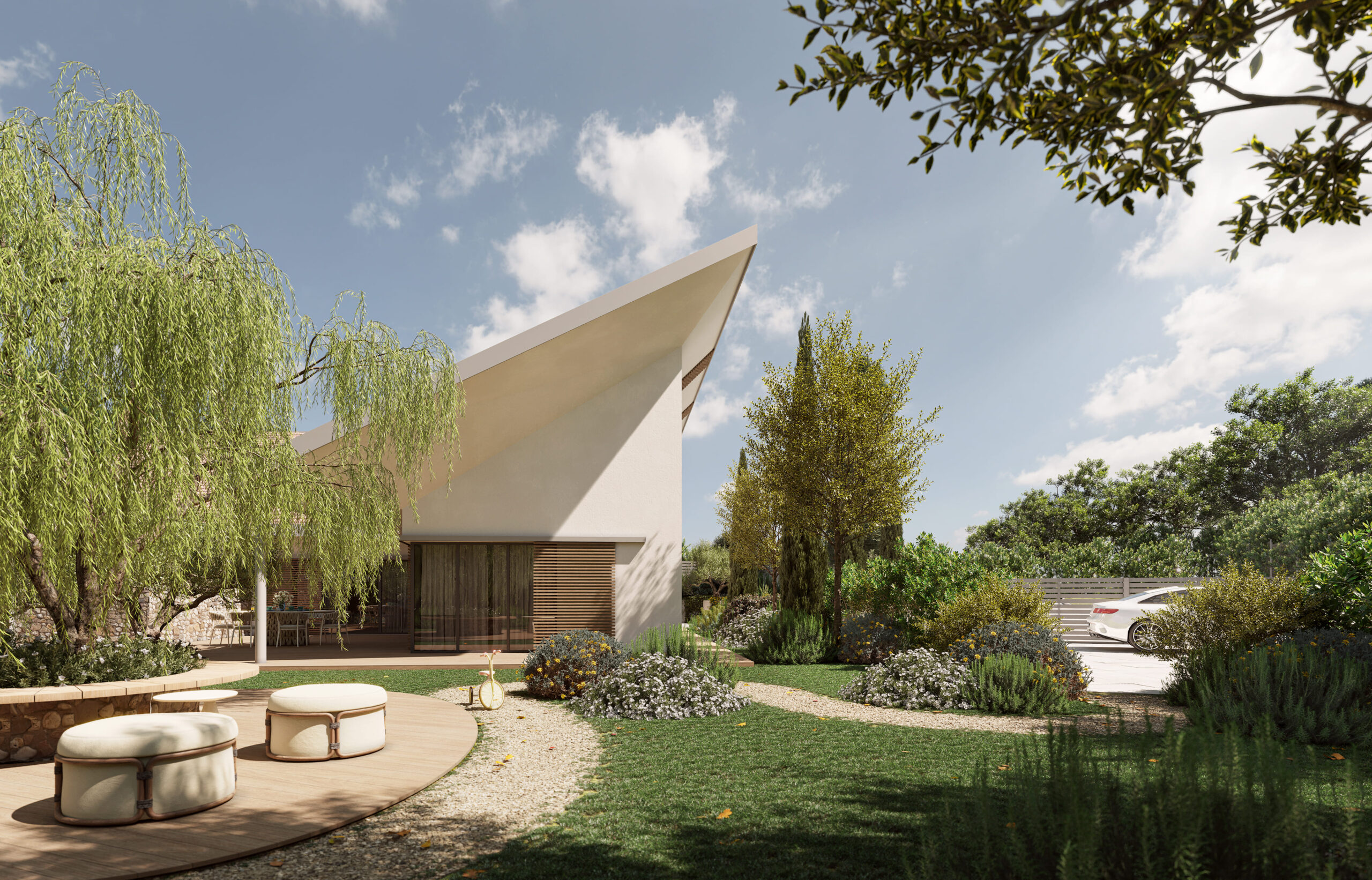 Exterior rendering – Villa privata – Frascati