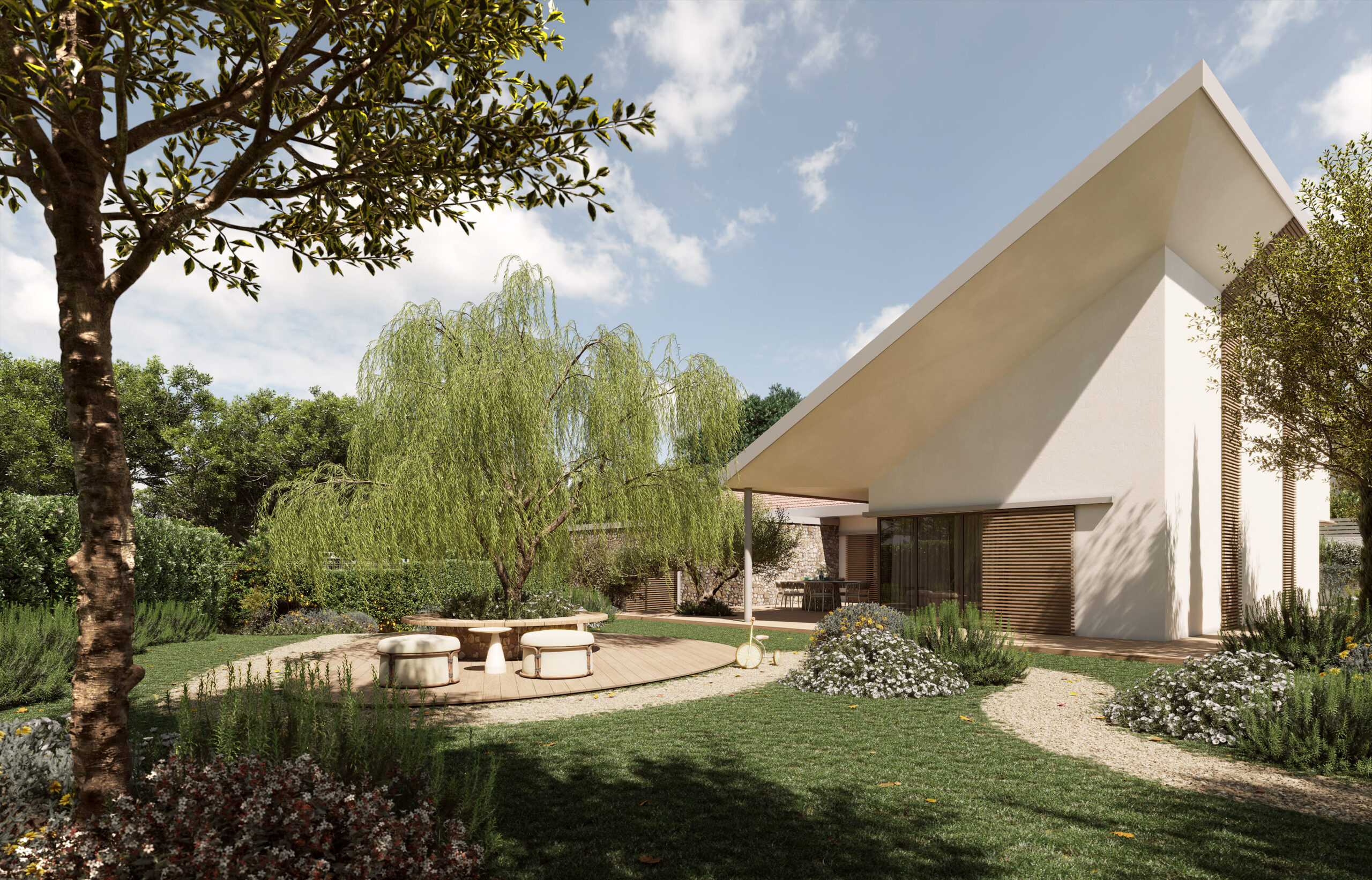Exterior rendering – Villa privata – Frascati - Immagine 1