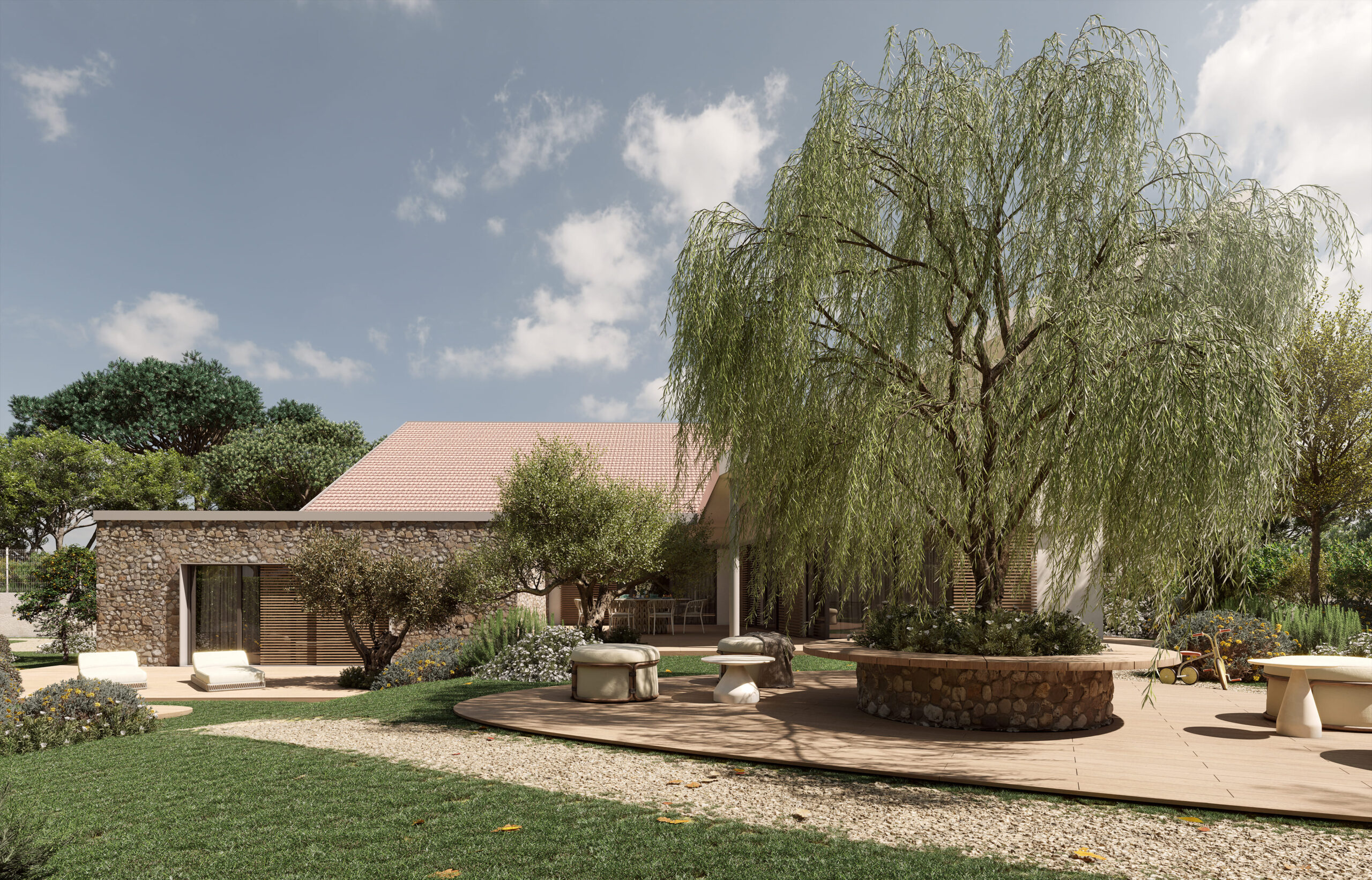 Exterior rendering – Villa privata – Frascati - Immagine 2