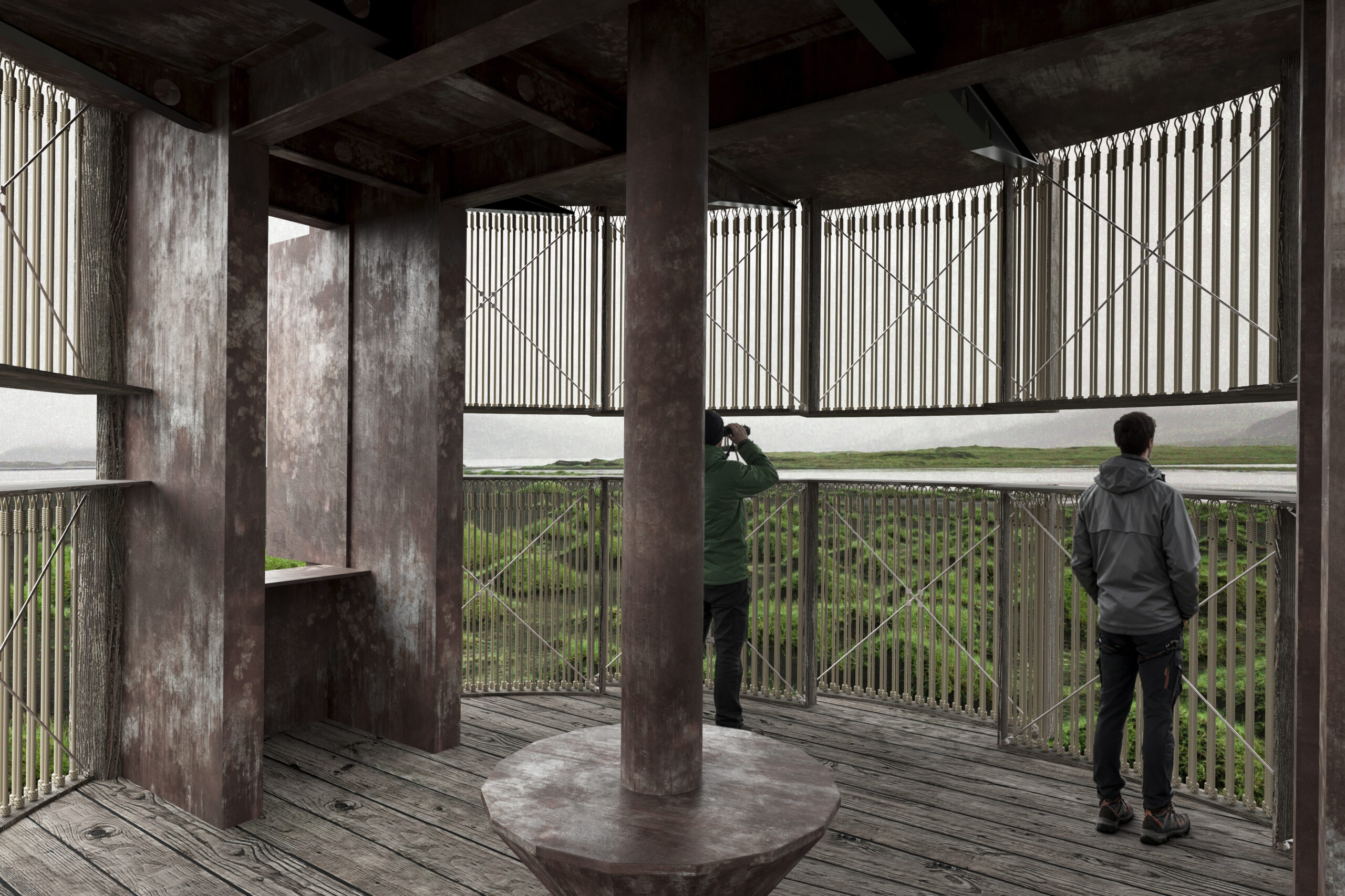 Observation points – Abandoned airport YAC competition – Studio Galliano - Immagine 3