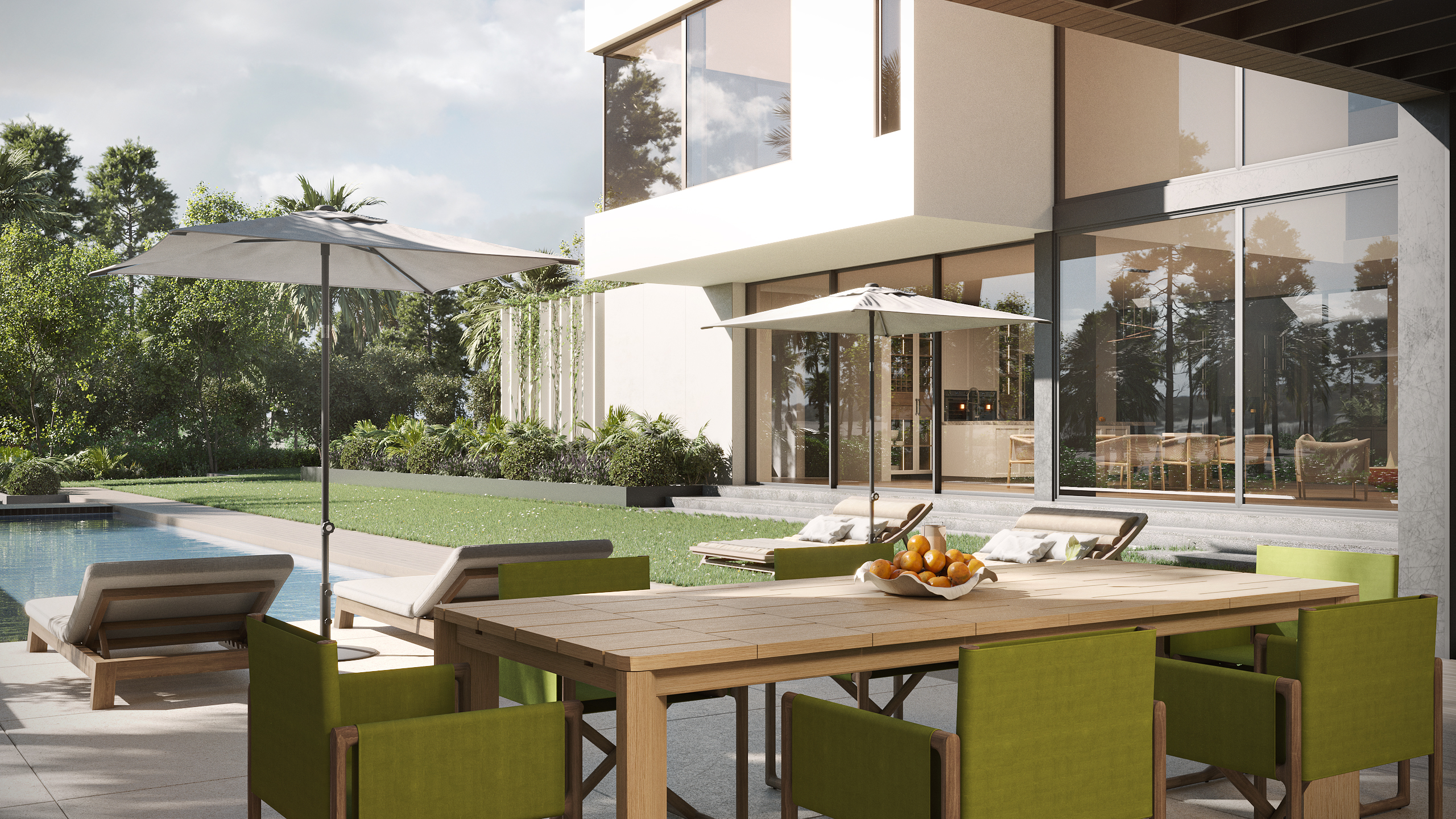 Private villa – 3D Photorealistic Rendering - Immagine 2